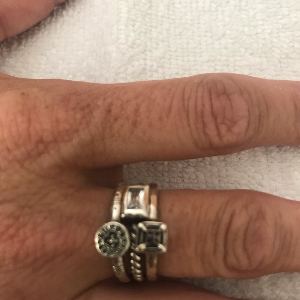 Silpada stacking rings